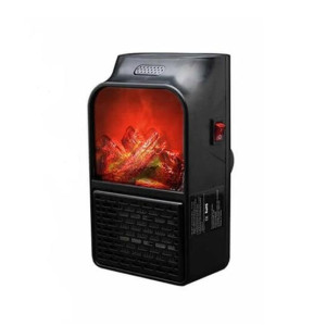 Muzamil Store 900 Watt Electric Flame Heater With Remote Black