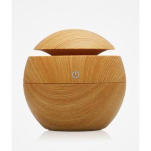 Muzamil Store Aromatherapy Essential Oil Aroma Diffuser 40Ml - Wooden