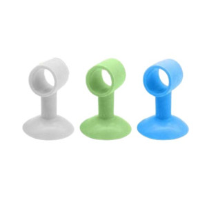 Muzamil Store Flexible Silicone Door Stopper - 4Pcs