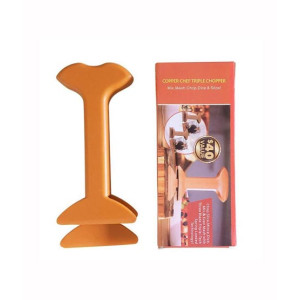 Muzamil Store Food Masher Copper For Chopping - Brown