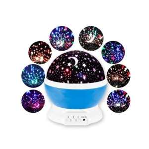 Muzamil Store Rotating Moon Dream Lamp Projector