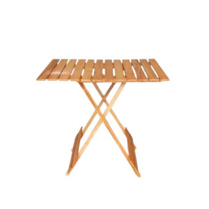 Muzamil Store Foldable Wood Coffee Table - Brown