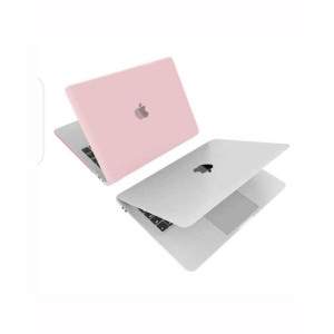 Muzamil Store Hard Shell Case For Macbook New Air 13" - Pink