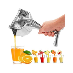 Muzamil Store Stainless Steel Hand Squeezer Manual Fruit Juicer