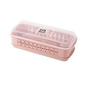 Muzamil Store Dustproof Draining Tray Organizer