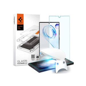 Spigen Platinum Glass Protector For Galaxy S23 Ultra Pack Of 1 (AGL05944)