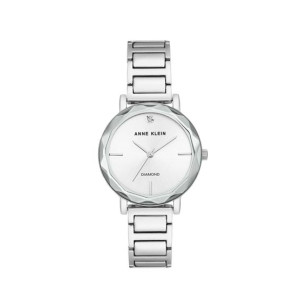 Anne Klein Diamond Women's Watch Silver (AK3279SVSV)