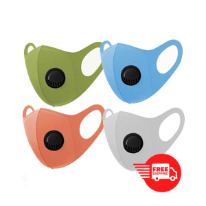 Anti Dust Washable Filter Fashion Mask - Pack Of 2