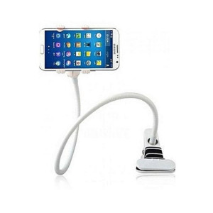 M.Mart Universal Snake Stand Mobile Holder - White