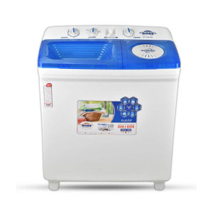 Boss Twin Tub Washing Machine White (KE-7500-BS Plus)