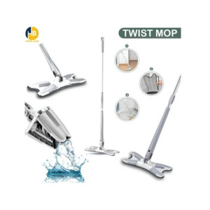 Easy Shop Twist Mop X Shape Microfiber Mop