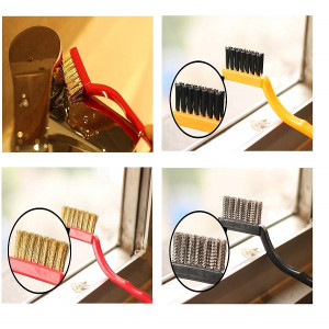 Promax Mini Wire Brush Cleaning Tool Kit - Set of 3 Pcs
