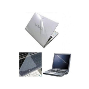 G-Mart Laptop Skin Protector - Transparent Pack of 3