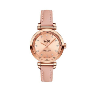 Coach Sport Crystal Leather Women's Watch Pink (14502540)