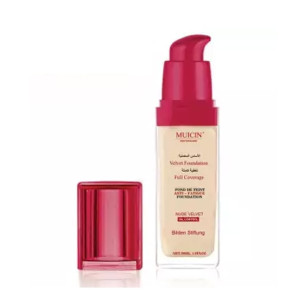 Muicin Nude Velvet Full Coverage Foundation Sand - 30ml