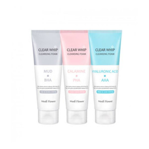 Illusion Store MediFlower Clear Whip Cleansing Foam - 3 Types