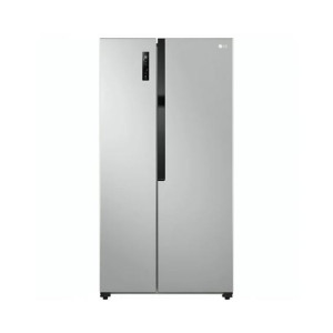 LG Inverter Side By Side Refrigerator 18 Cu Ft Silver (GR-FB587PQAM)
