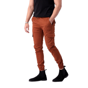 Fashion Trendz Six Pocket Cargo Trousers for Men-Brown-42