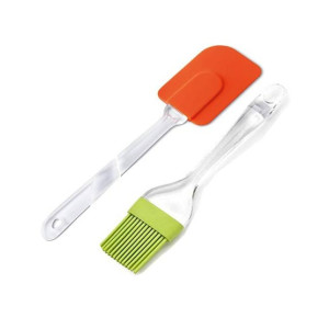 Promax Silicone Oil Brush and Cake Spatula