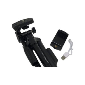 Promax Tripod With Phone Holder Clip Black