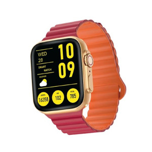 Dany Mark Pro Smartwatch Silicon Strap-Masala Orange