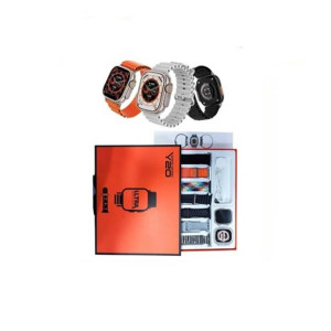 Y20 Ultra Smart Watch 49mm Large Screen 7 Stylish Straps Wireless Charging Waterproof and Bluetooth Connectivity With Free Charger