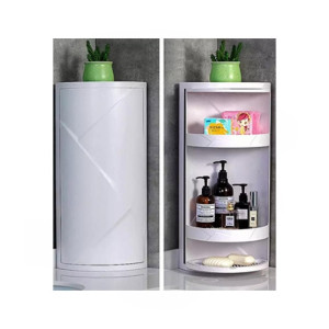 Easy Shop Bathroom Corner Rack White