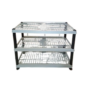 Easy Shop Durable Quality Three Floor Shoes Rack - Plastic