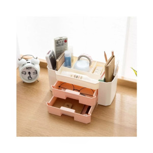 Easy Shop Multi-Layer Cosmetic Organizer Pink