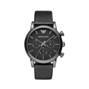 Emporio Armani Dress Chronograph Men's Watch Black (AR1737)