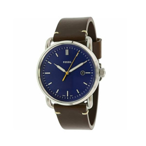 Fossil The Commuter Three-Hand Leather Men's Watch Brown (FS5539)