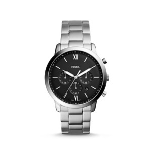 Fossil Neutra Chronograph Men's Watch Silver Stainless Steel (FS5384P)