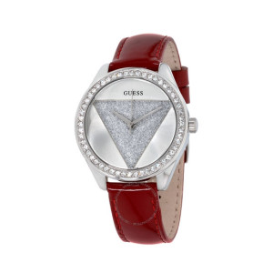 Guess Tri- Glitz Women's Watch Red (W0884L1)