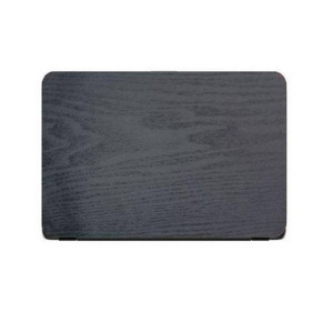 Ferozi Traders Universal Wooden Texture Laptop Back Protector - Black (0530)