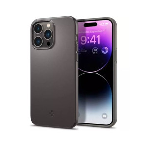Spigen Thin Fit Slim Case For iPhone 14 Pro Max - Gunmetal (ACS04767)