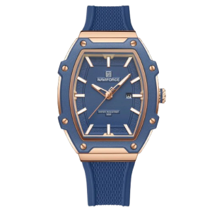 Naviforce Blossom Date Watch For Women Blue (NF-8069-3)
