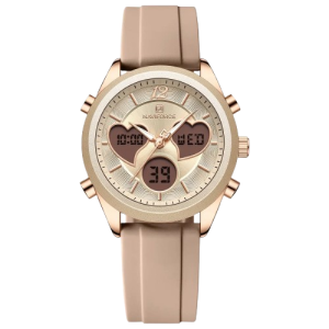 Naviforce Elegant Heart Watch For Women Rose Gold (NF-5045-14)