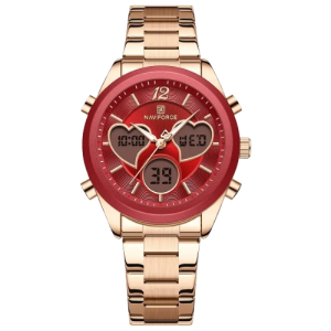 Naviforce Elegant Heart Watch For Women Rose Gold (NF-5045-6)