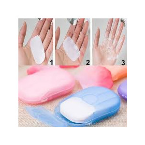 Genshirt Portable Paper Soap Sheets for Hand Washing