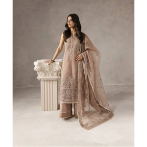 Imran Ramzan Blush De Rose Embroidered Unstitched 3 Piece