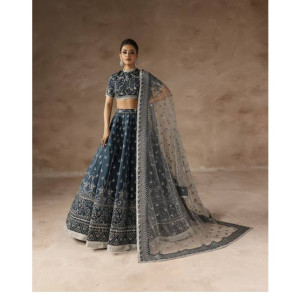 Imran Ramzan Reve Sarcelle Embroidered Unstitched 3 Piece