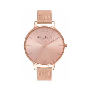 Olivia Burton Big Dial Women's Watch Rose Gold (OB16BD102)