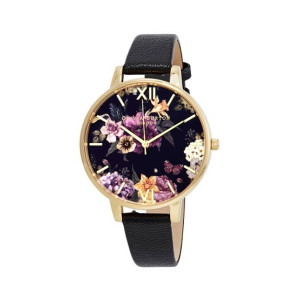 Olivia Burton Dark Bouquet Women's Watch Black (OB16EG78)