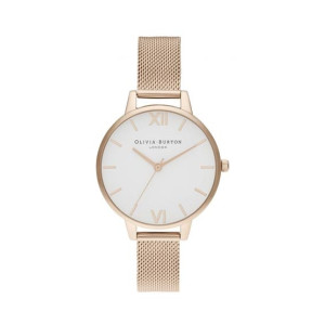 Olivia Burton Demi White Dial Pale Women's Watch Gold (OB16DE10)