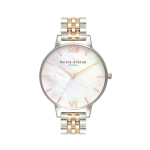 Olivia Burton Mother Of Pearl Women's Watch Two-Tone (OB16MOP06)