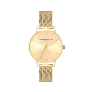Olivia Burton Sunray Dial Women's Watch Gold (OB16MD85)