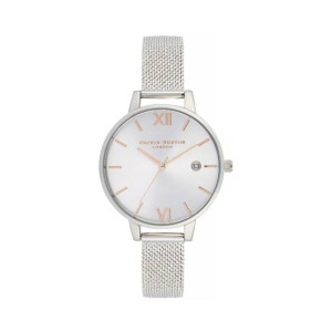 Olivia Burton Sunray Women's Watch Silver (OB16DE01)