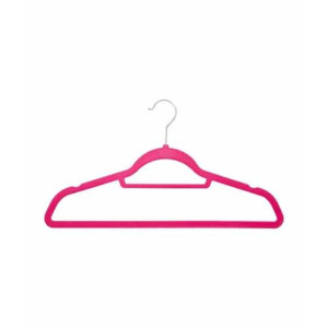 Premier Home Spectrum 10 Pc Red Velvet Hanger Set