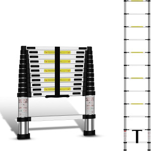 Promax Aluminum Telescopic Ladder - 15 Fit