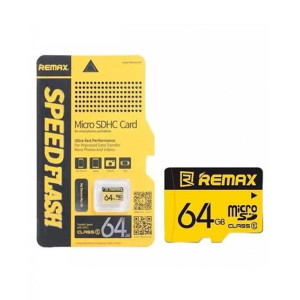 Remax 64GB Speed Flash Micro SD Memory Card Yellow